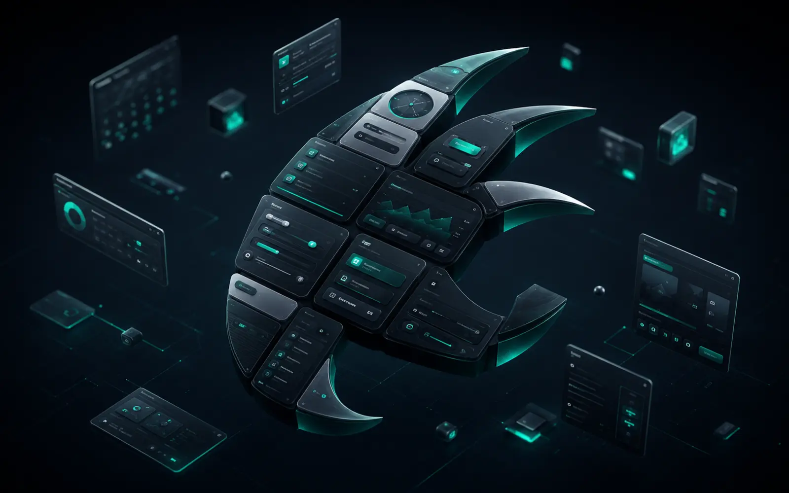 Abstract modular interface concept for DragonClaw